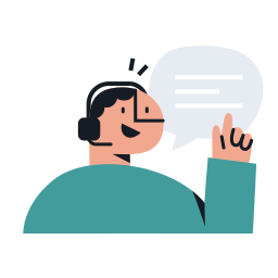 Kundendienstmitarbeiter im Telefonat