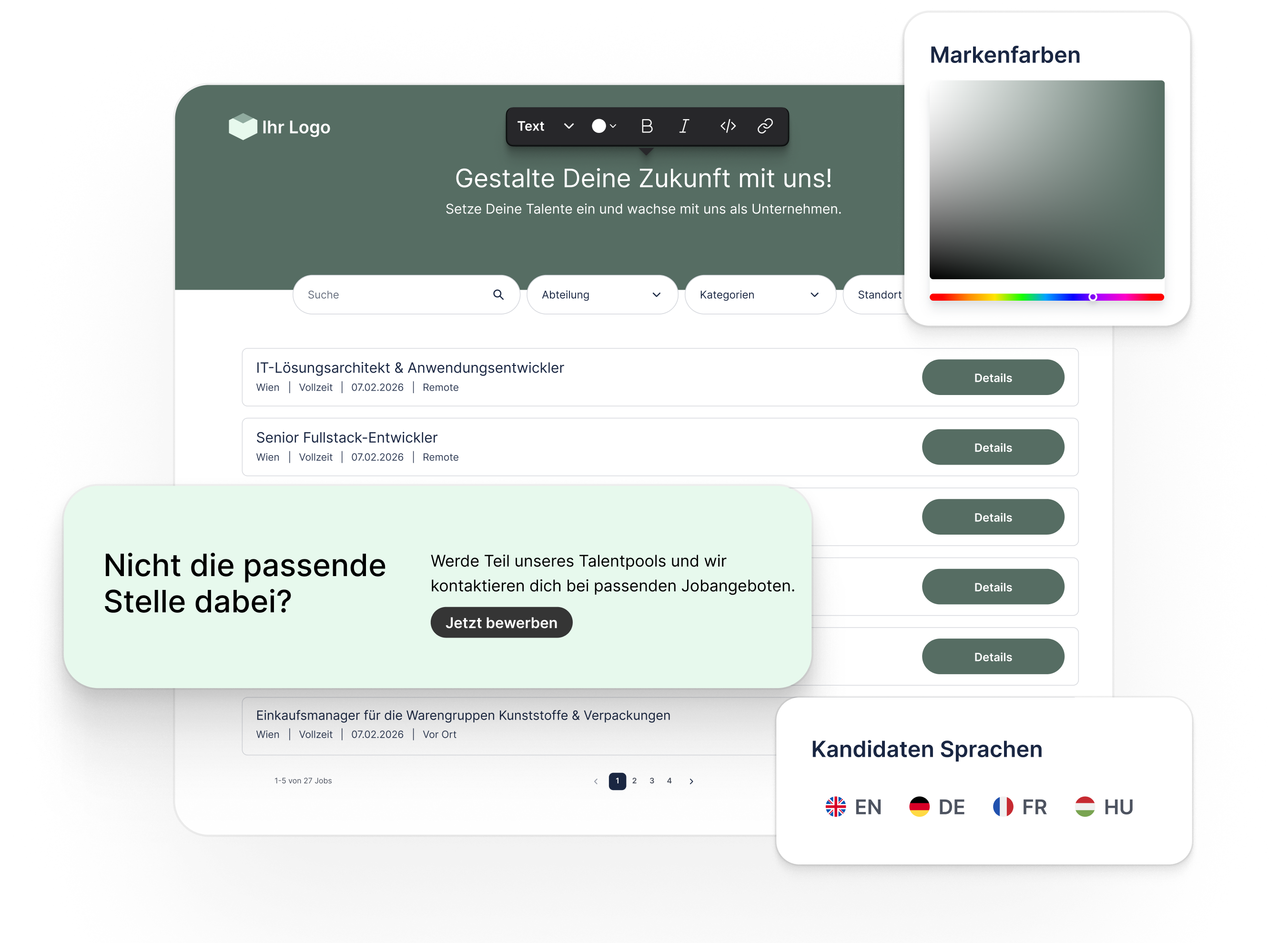 onlyfy Karriereseite